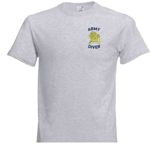 Army Diver Embroidered Tshirt
